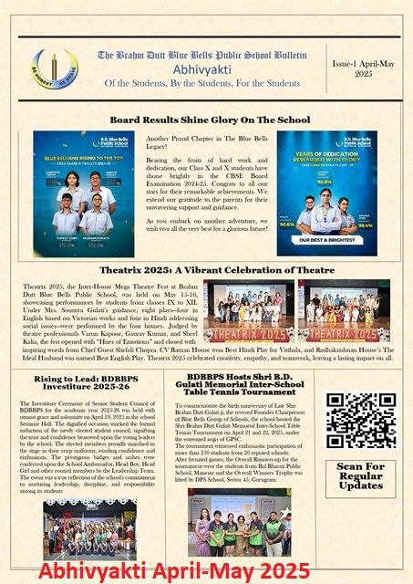 Abhivyakti Bulletin: April–May 2025 Edition